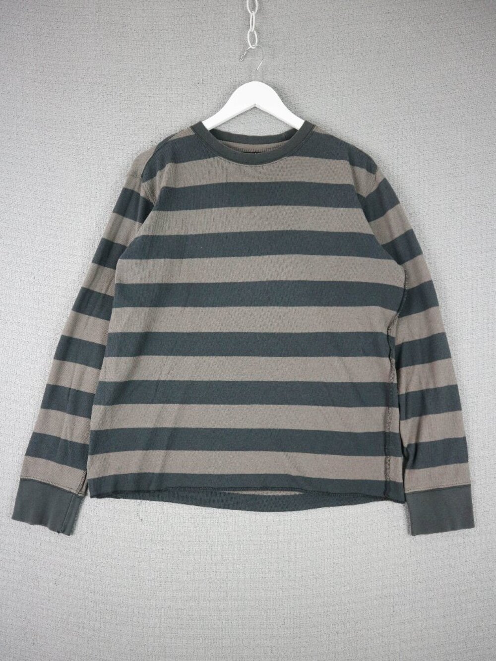Quiksilver Y2k Grunge Skateboarding Stripe Longsleeve Shirt Mens Large